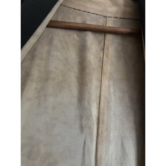 Antique 1920s Flapper Kimono  Robe Art Deco Japanese Floral Silk Hand-Stitched - Picture 5 of 14